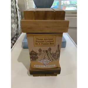 True Genius Puzzle Capsule - Three Ancient Puzzles NEW